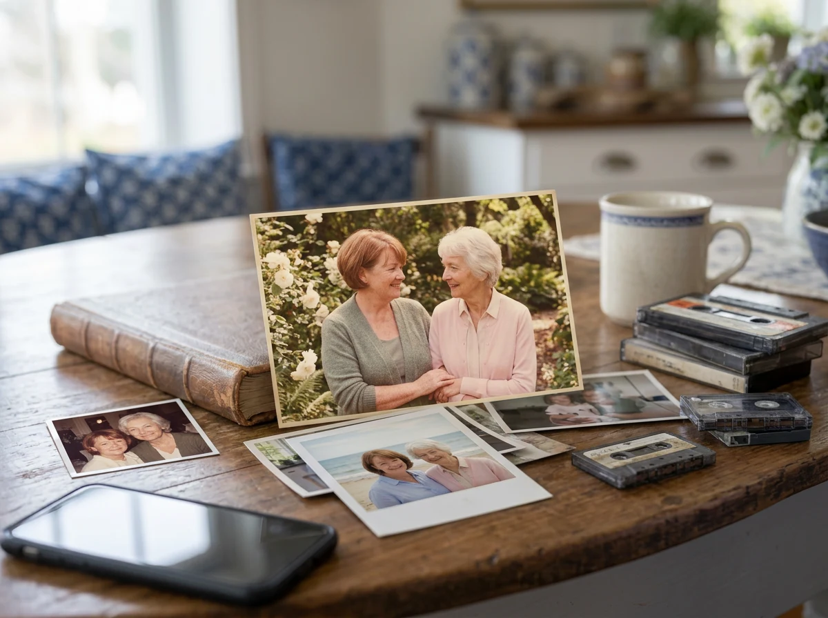 Linda and Rose’s family photographs and recordings